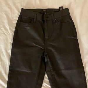 Kendall &kylie black metallic skinny jeans size 3/26
